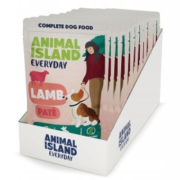 ANIMAL ISLAND Everyday jagnięcina, pasztet, saszetka pies 10szt x 150g