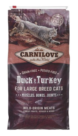 CARNILOVE CAT DUCK&TURKEY FOR LARGE BREED 6KG