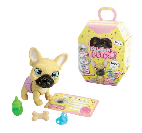 Figurka Pamper Petz Piesek Buldog francuski Simba