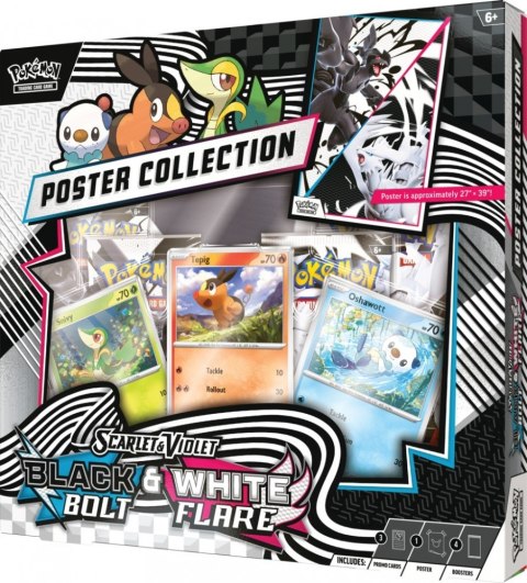 Karty Scarlet & Violet White Flare & Black Bolt Unova Poster Pokemon TCG
