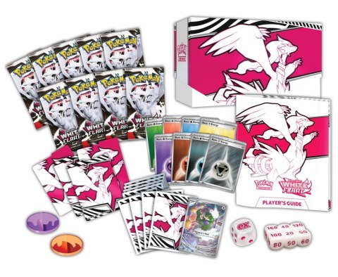 Karty Scarlet & Violet White Flare Elite Trainer Box Reshiram Pokemon TCG