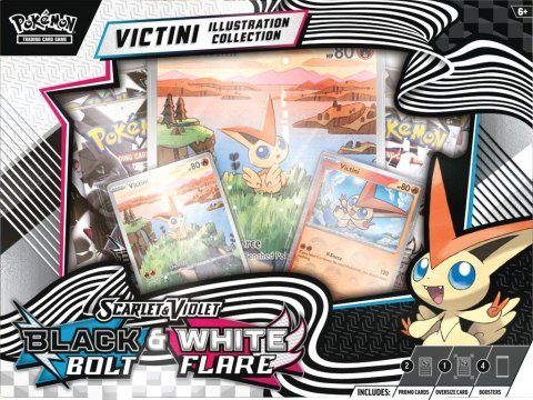 Karty Scarlet & Violet White Flare Unova Victini Illustration Pokemon TCG