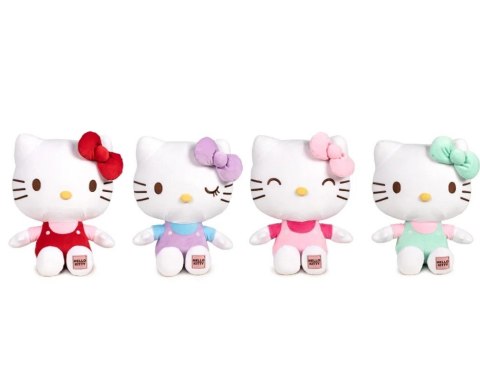 Maskotka Hello Kitty z naszywką 20cm, różowa Epee