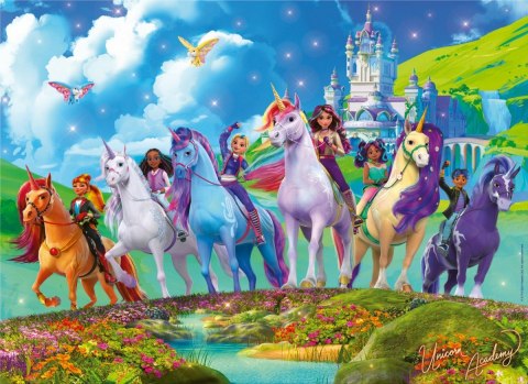 Puzzle XXL 200 elementów Unicorn Academy Akademia Jednorożców Ravensburger Polska