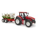 Traktor z przyczepą do drewna BRUDER