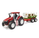 Traktor z przyczepą do drewna BRUDER