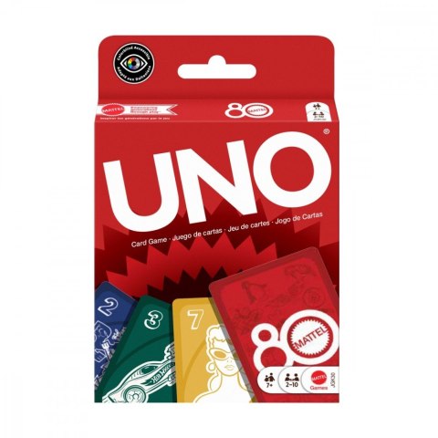Gra UNO 80-lecie Mattel Mattel
