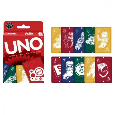 Gra UNO 80-lecie Mattel Mattel