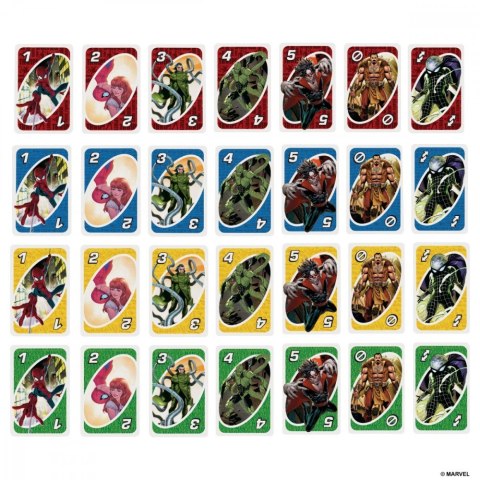 Gra UNO Spiderman Mattel