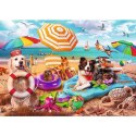 Puzzle 2x500 elementów Wakacyjny czas Trefl