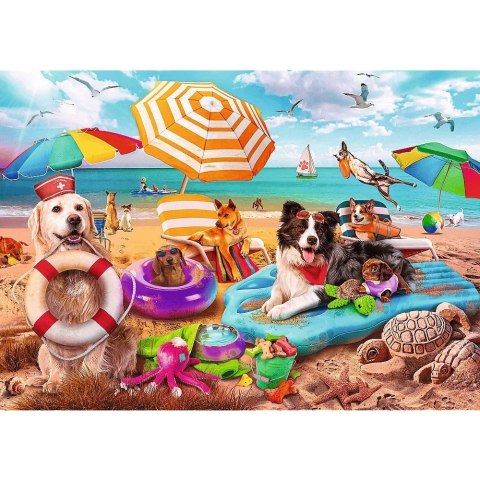 Puzzle 2x500 elementów Wakacyjny czas Trefl
