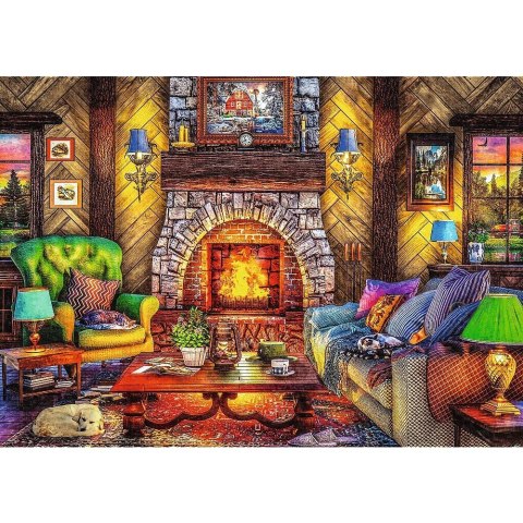 Puzzle 2x500 elementów Wycieczka w góry Trefl