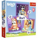 Puzzle 3w10 Poznaj Bluey Trefl