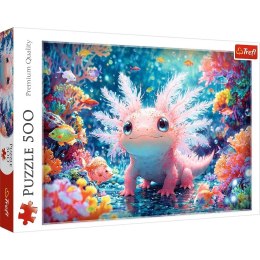 Puzzle 500 elementów Aksolotl Trefl