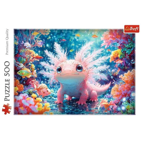 Puzzle 500 elementów Aksolotl Trefl