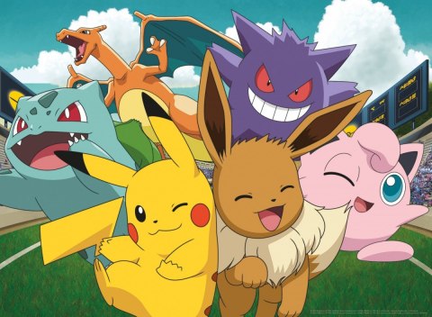 Puzzle 500 elementów Pokemon Classic Ravensburger Polska