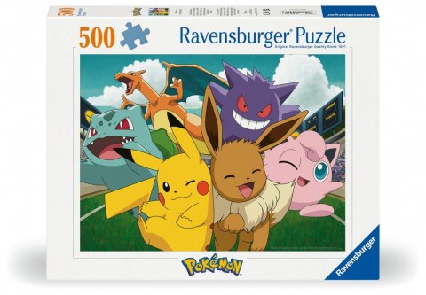 Puzzle 500 elementów Pokemon Classic Ravensburger Polska