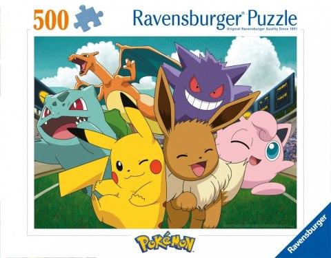 Puzzle 500 elementów Pokemon Classic Ravensburger Polska