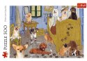 Puzzle 500 elementów Pokój van Gogha Psia rewolucja Trefl