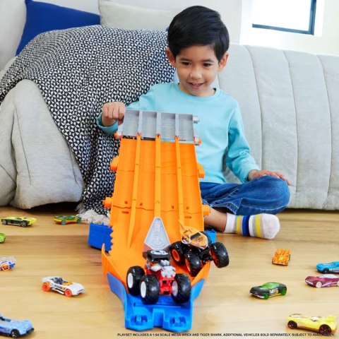 Tor samochodowy Monster Truck Wyścig z demolką Hot Wheels