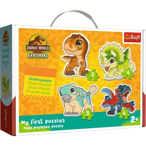 Układanka Baby Classic Urocze dinozaury Jurassic World Trefl
