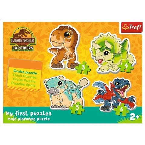 Układanka Baby Classic Urocze dinozaury Jurassic World Trefl