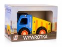 Drewniane auto z oponami Wywrotka Daffi