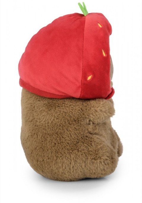 Maskotka Kapibara truskawkowa czapka 20 cm Daffi