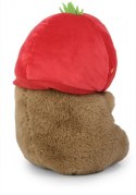 Maskotka Kapibara truskawkowa czapka 20 cm Daffi