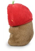 Maskotka Kapibara truskawkowa czapka 20 cm Daffi
