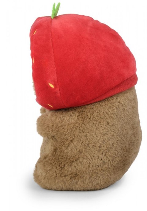 Maskotka Kapibara truskawkowa czapka 20 cm Daffi