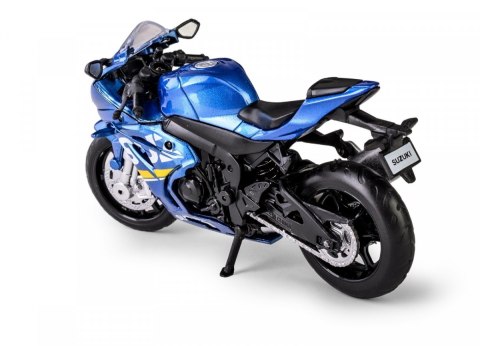 Motocykl MSZ 1:18 Suzuki GSX-R1000 niebieski Daffi