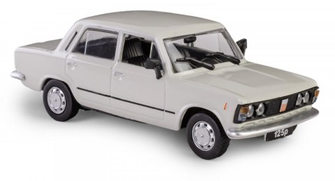 Pojazd PRL Fiat 125p MR popielaty Daffi