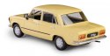 Pojazd PRL Fiat 125p żółty Daffi