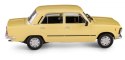 Pojazd PRL Fiat 125p żółty Daffi