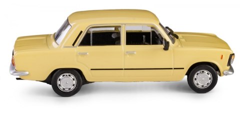 Pojazd PRL Fiat 125p żółty Daffi