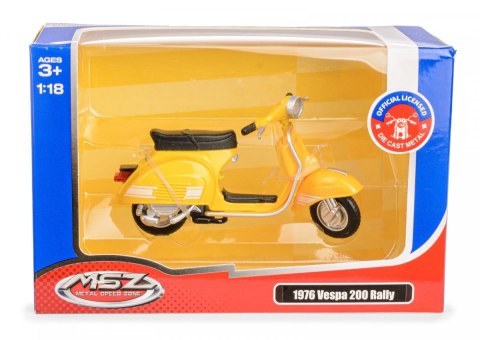 Skuter MSZ 1:18 1976 VESPA 200 Rally żółty Daffi