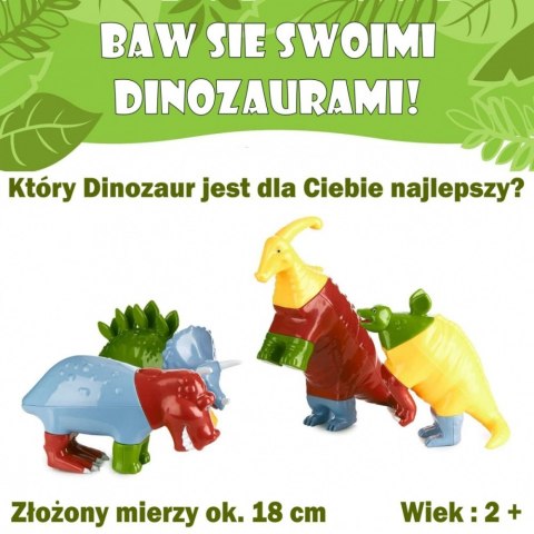 Zestaw Malblo Magnetic Dinozaury 1 MALIK