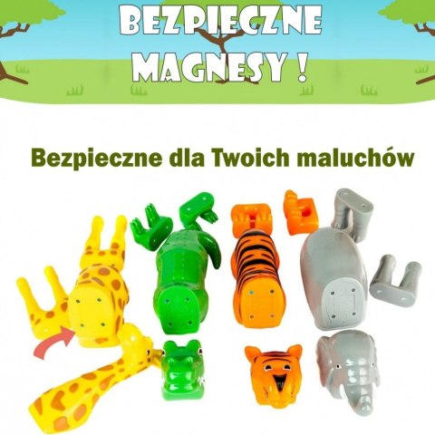 Zestaw Malik Malblo Magnetic Zwierzęta z dżungli MALIK
