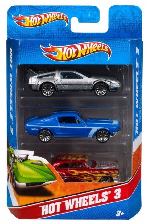 Zestaw trzech samochodów Hot Wheels