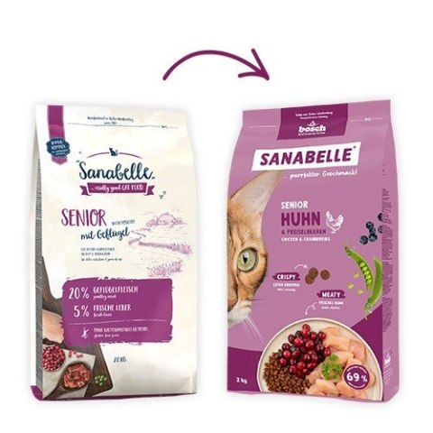 BOSCH Sanabelle Senior sucha karma dla kota 8kg