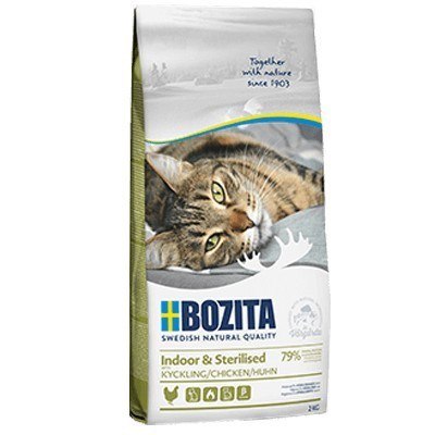 BOZITA Indoor & Sterilised Chicken - sucha karma dla kotów wysterylizowanych - 10kg
