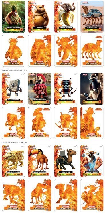 Brainrot Karty saszetka display 24 sztuk Pulio