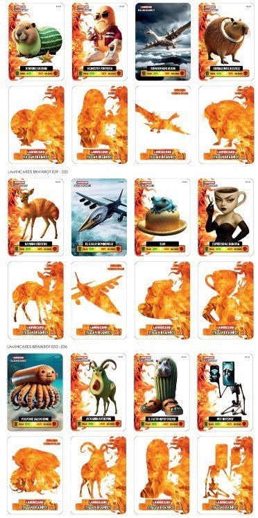Brainrot Karty saszetka display 24 sztuk Pulio
