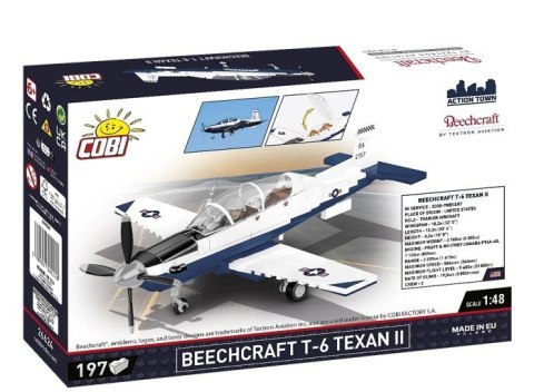 Klocki Samolot Beechcraft T-6 197 elementów Cobi Klocki