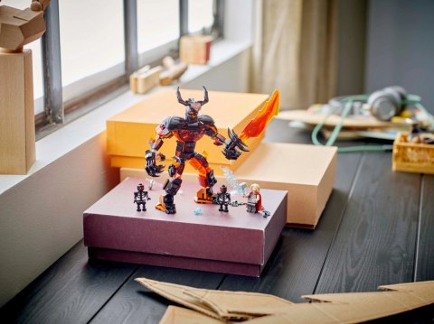 Klocki Super Heroes 76289 Thor kontra figurka konstrukcyjna Surtura LEGO