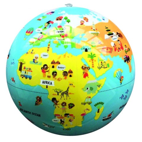 Piłka Caly Globus 30 cm - Mali Podróżnicy MG DYSTRYBUCJA