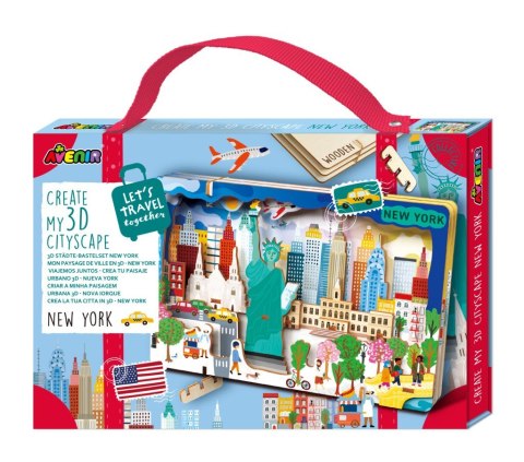 Puzzle Stwórz pejzaż miejski 3D - Nowy Jork MG DYSTRYBUCJA