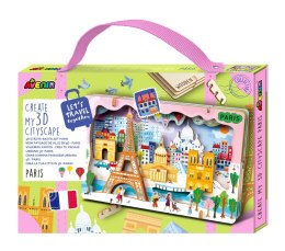 Puzzle Stwórz pejzaż miejski 3D - Paryż MG DYSTRYBUCJA