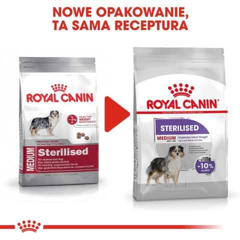 ROYAL CANIN CCN Medium Sterilised Adult - sucha karma dla psa - 12 kg (WYPRZEDAŻ)